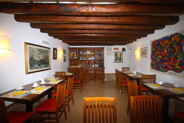 sala colazione hotel dalla mora